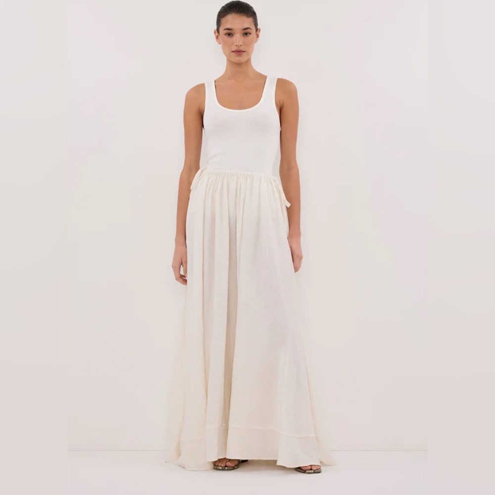 DISSH - SHANIYA CREAM MARLE BOHO SKIRT